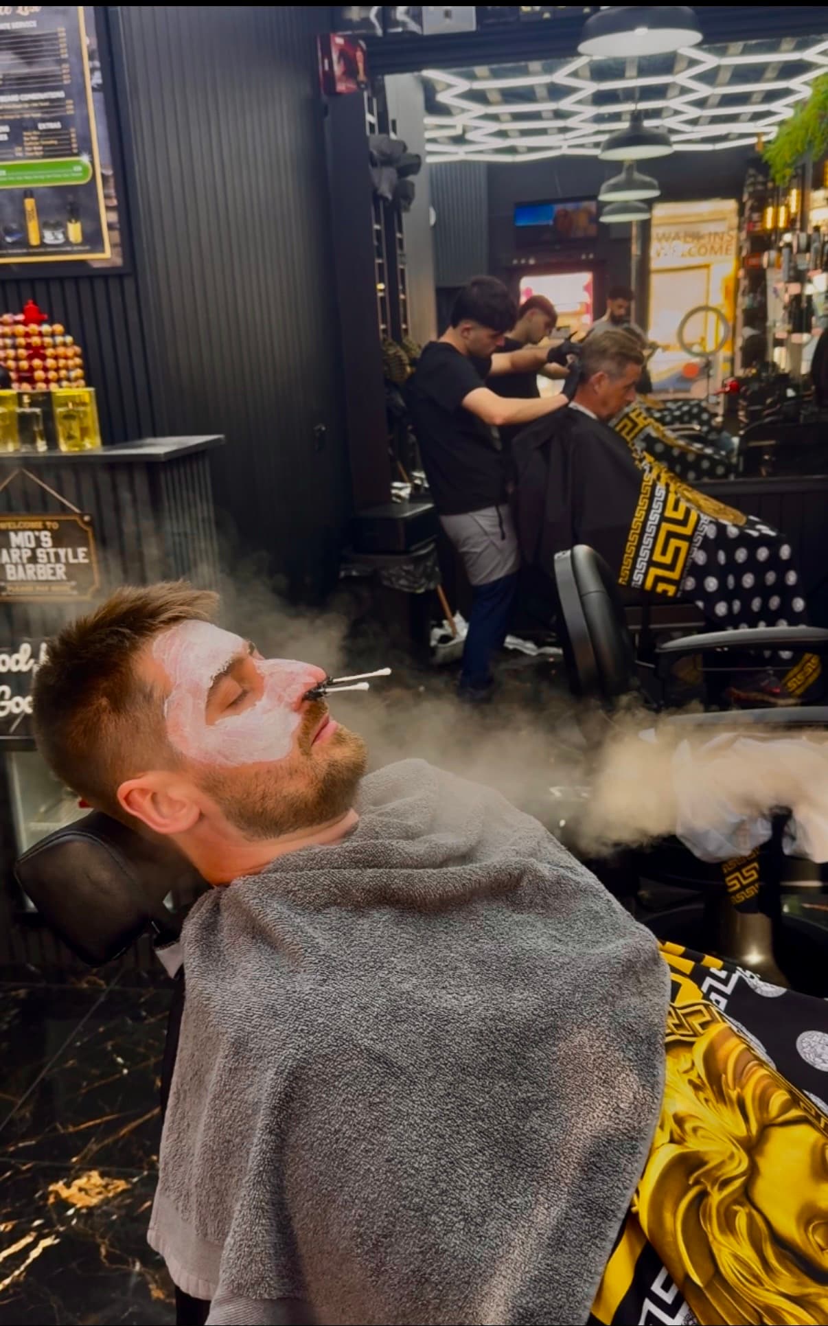Full VIP Service at Mo's Sharp Style Barber, Edinburgh